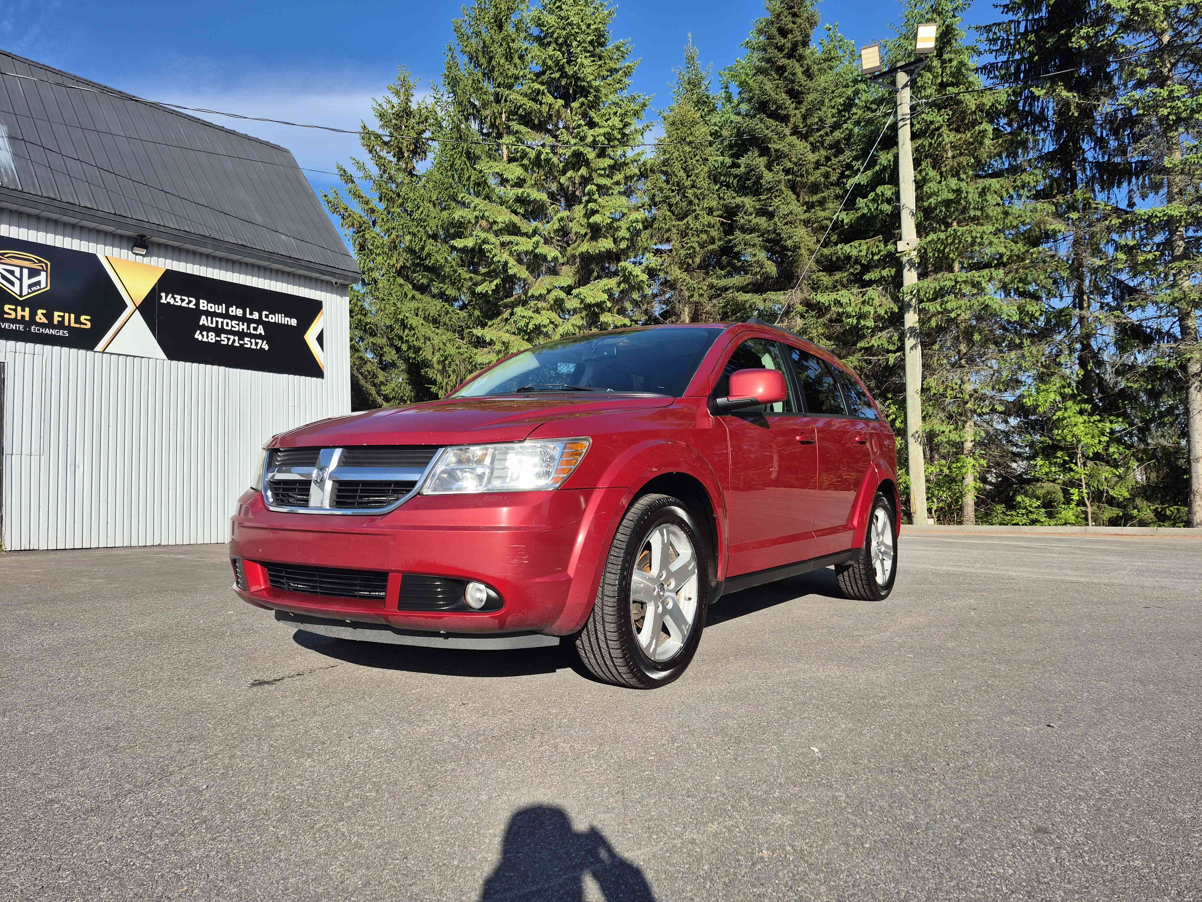 Red 2010 Dodge Journey SXT FWD SUV / Crossover Front-Wheel Drive Automatic