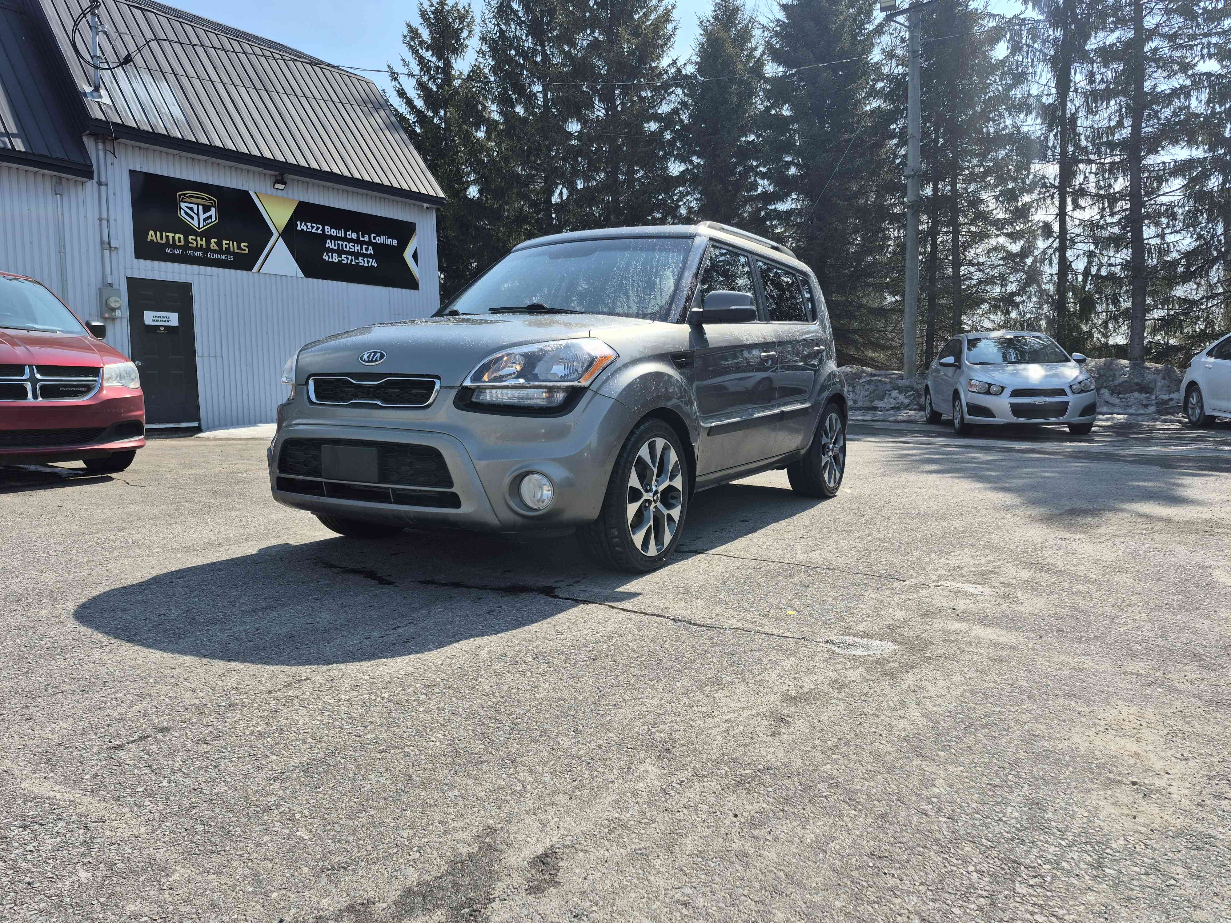 Gray 2012 Kia Soul Wagon Automatic