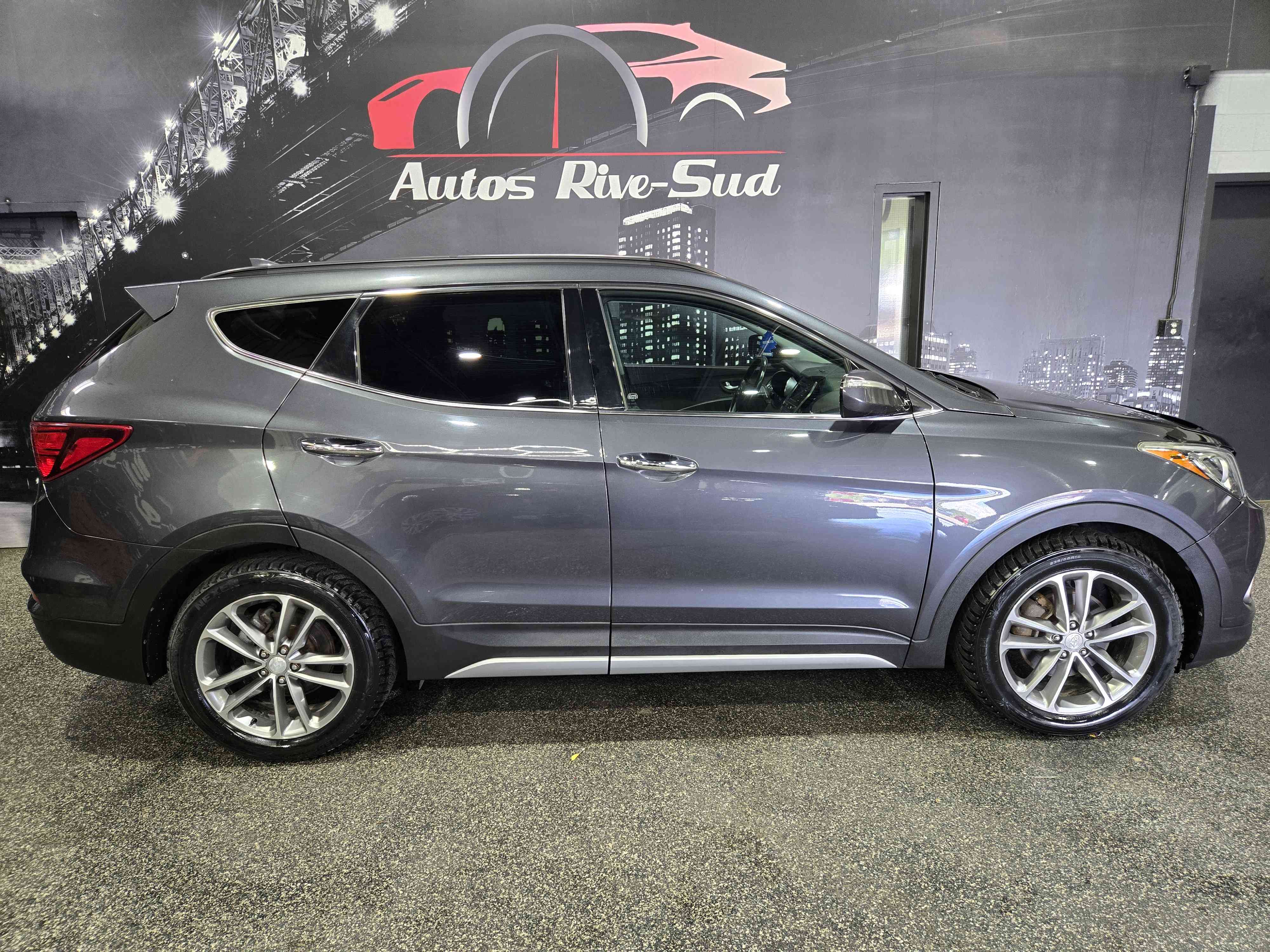 Gray 2017 Hyundai Santa Fe Sport SUV / Crossover Automatic