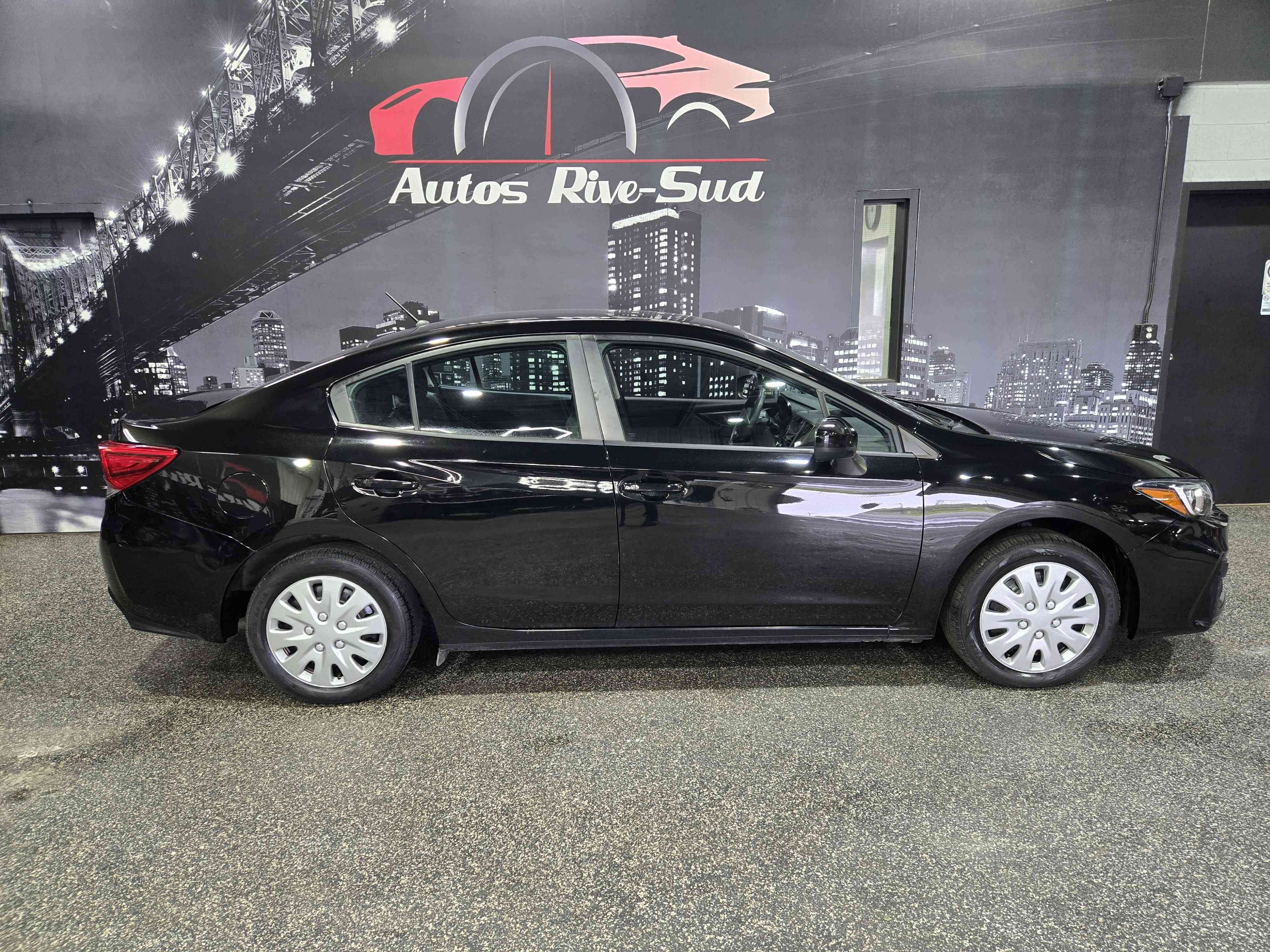 Black 2019 Subaru Impreza Sedan Manual