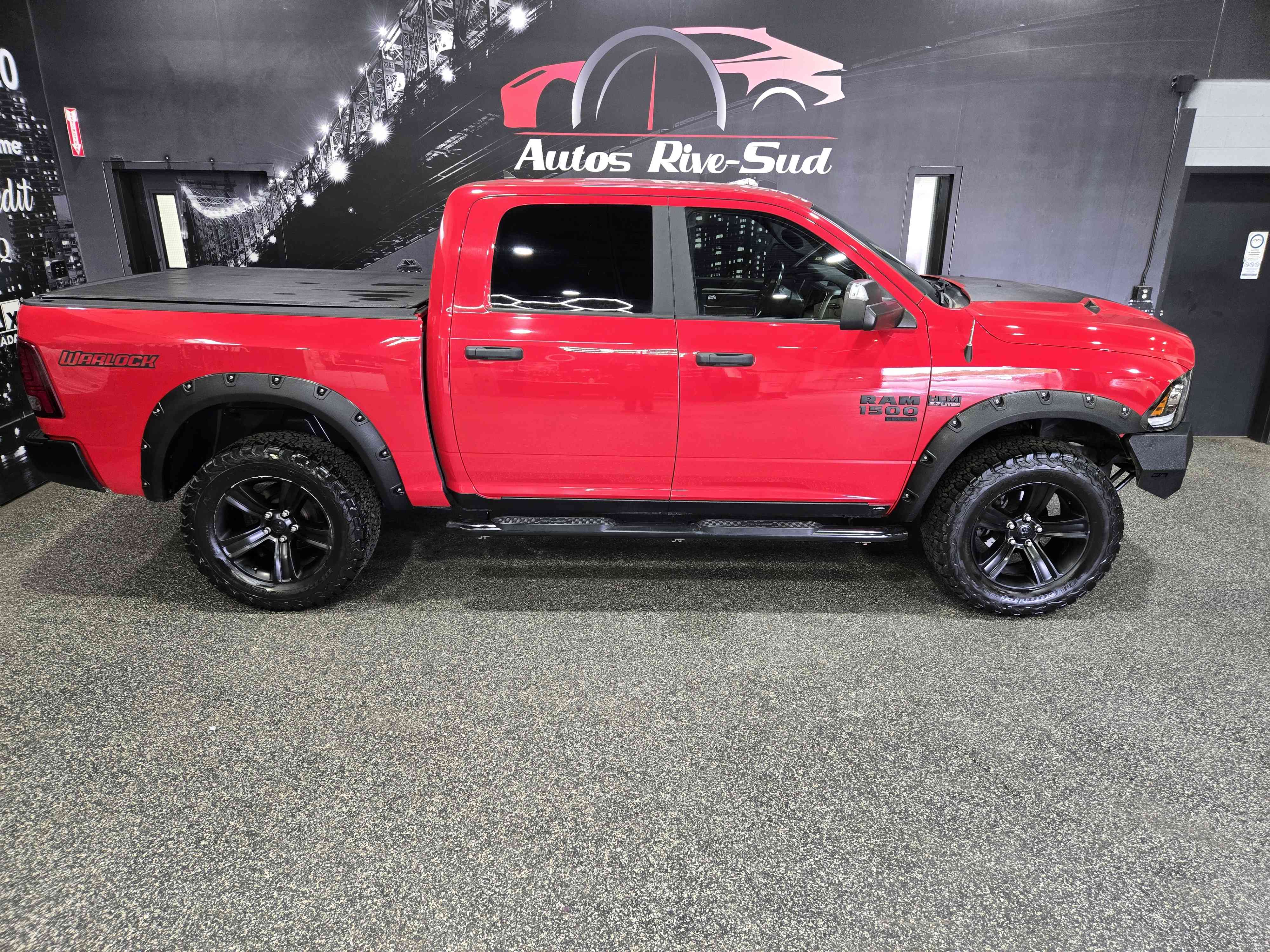 Red 2021 RAM 1500 Pickup Truck Four-Wheel Drive Automatic