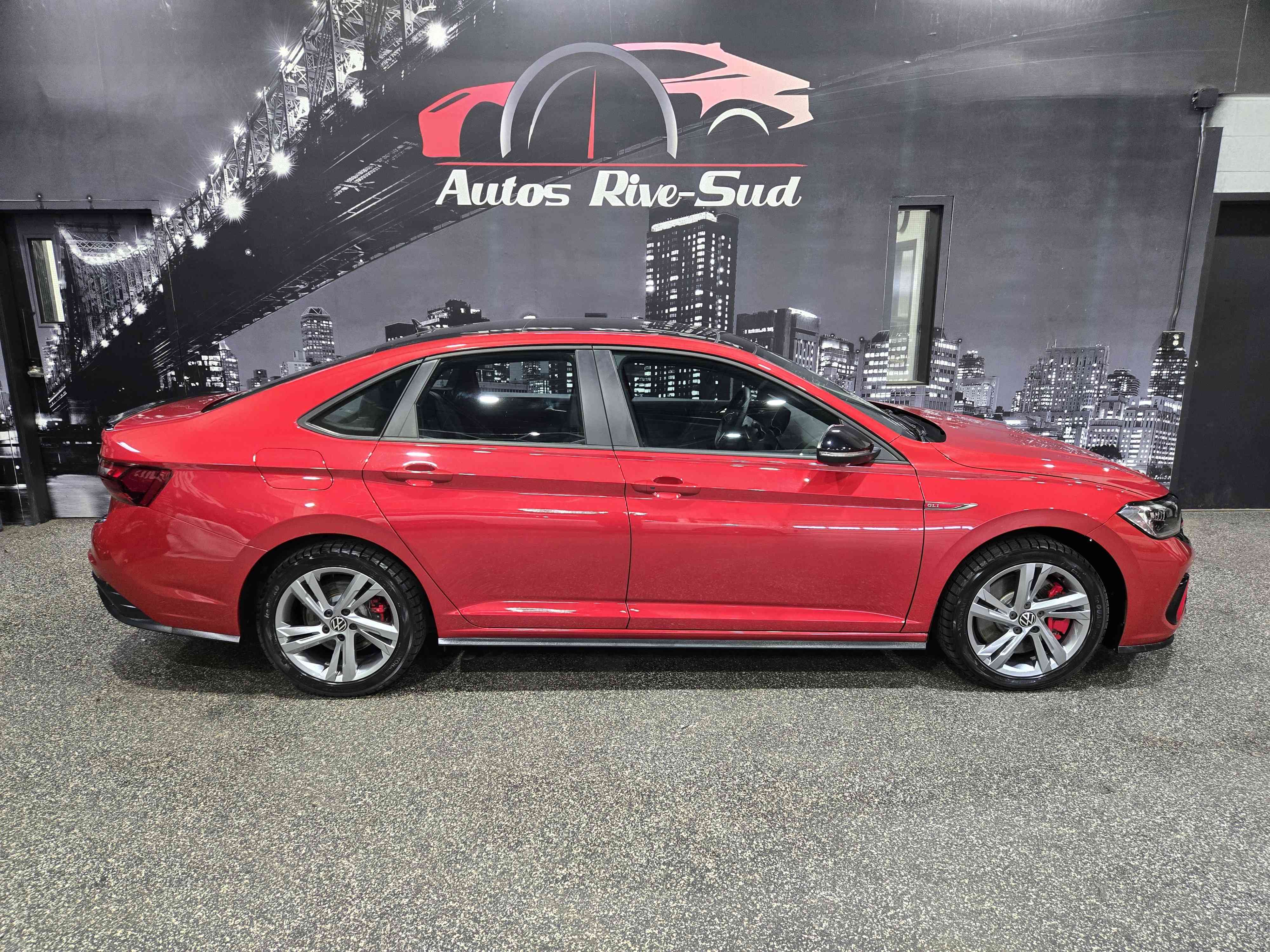 Red 2024 Volkswagen Jetta GLI Sedan Front-Wheel Drive Automatic