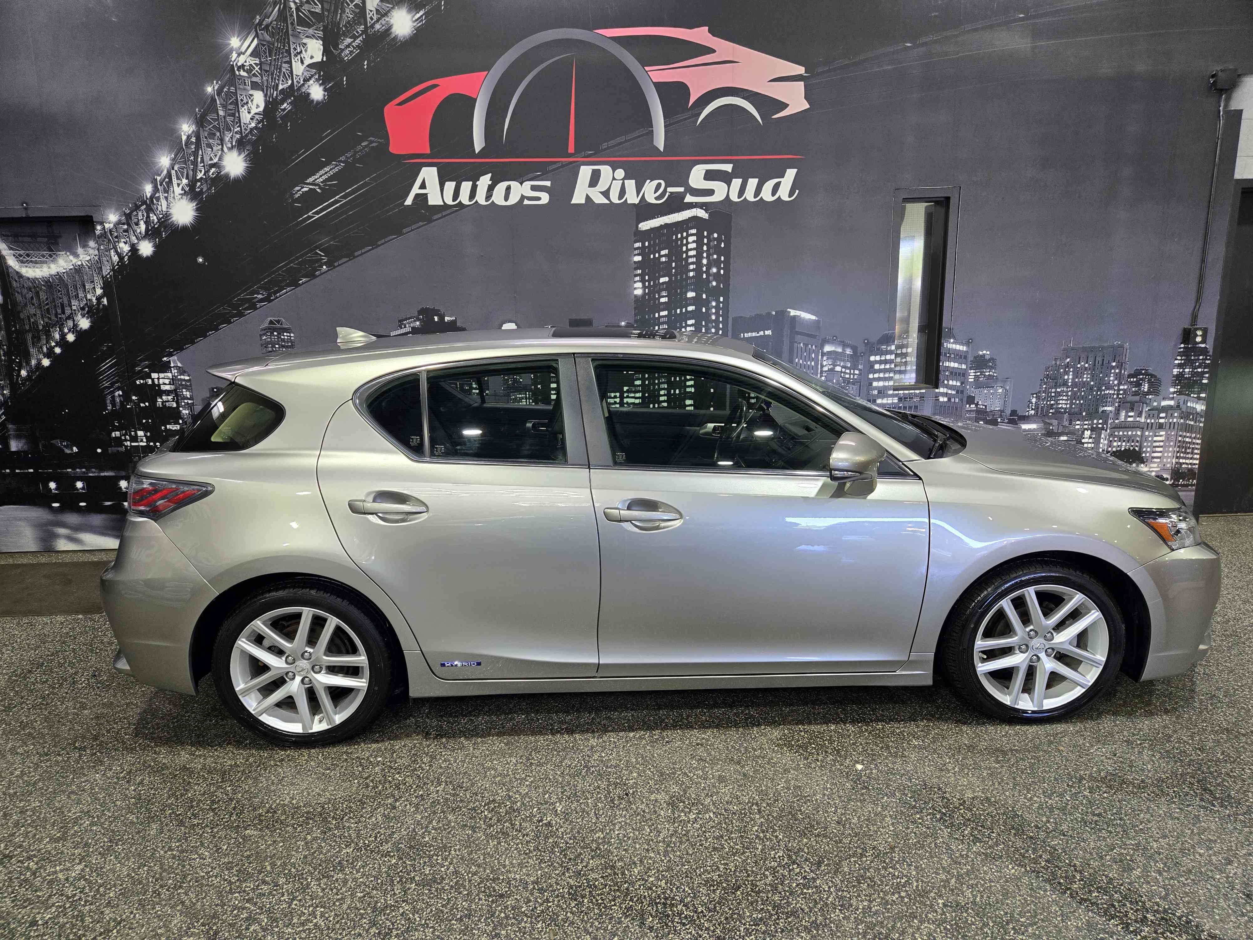 Gray 2017 Lexus CT Hybrid 200h FWD Wagon Front-Wheel Drive Automatic