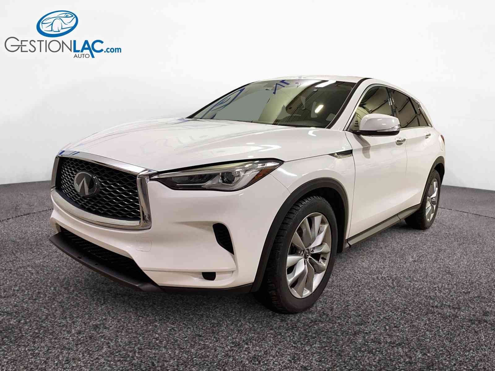 White 2021 INFINITI QX50 SUV / Crossover All-Wheel Drive Automatic