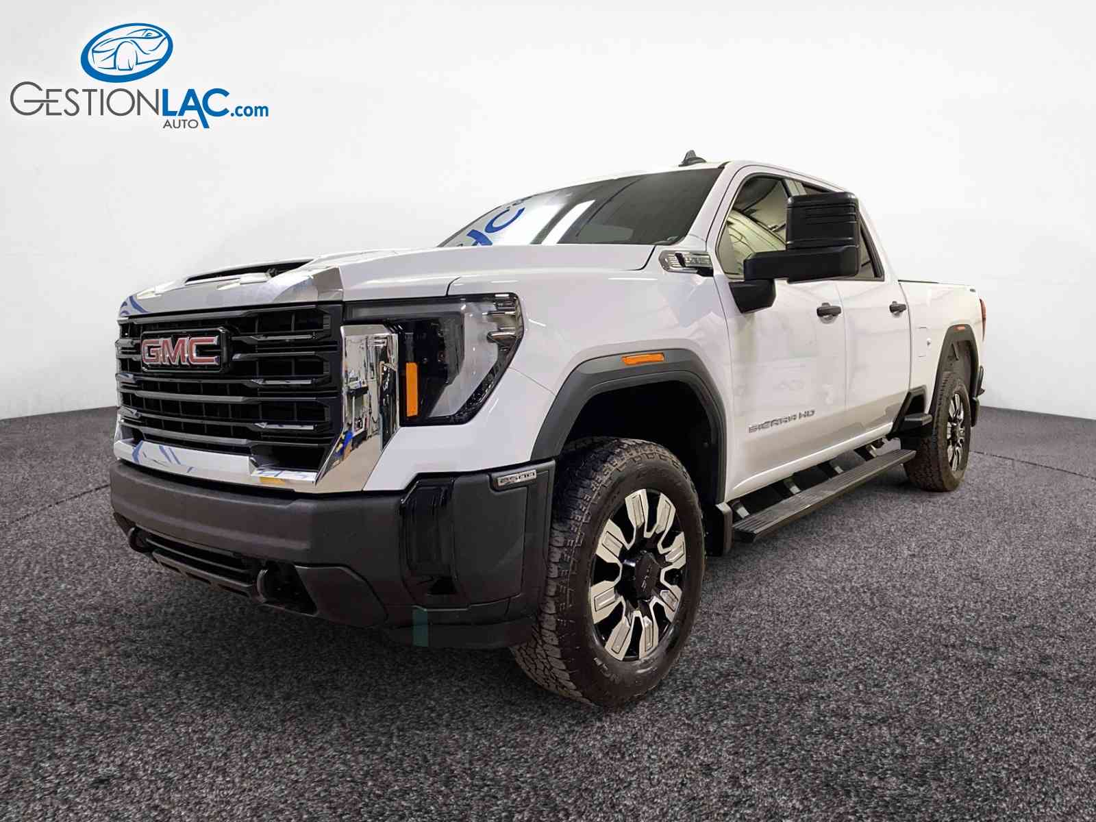 White 2025 GMC Sierra 2500HD Pickup Truck Four-Wheel Drive Automatic