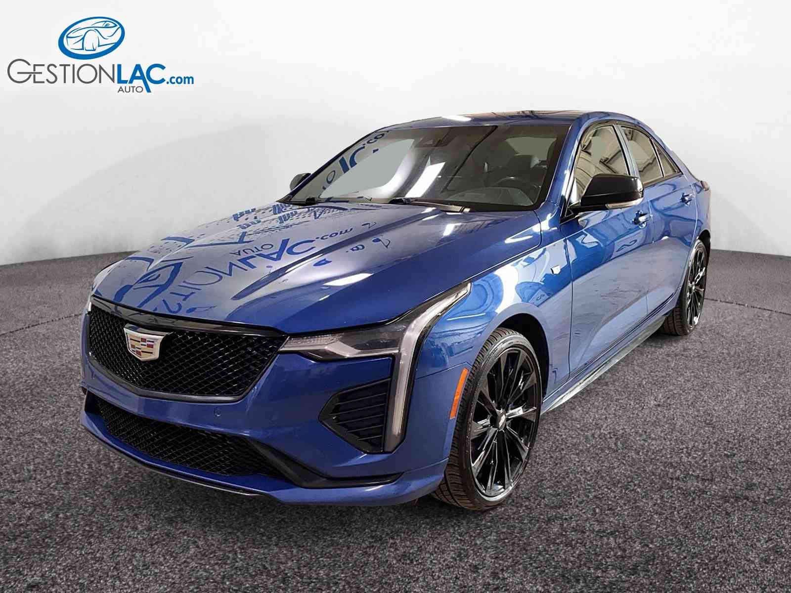 Blue 2024 Cadillac CT4 Sedan All-Wheel Drive